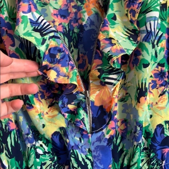 Jessica Simpson Women Ellington Floral Print Dress Size M - Picture 5 of 13